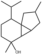 1H-Cyclopenta[1,3]cyclopropa[1,2]benzen-4-ol, octahydro-2,4-dimethyl-7-(1-methylethyl)- Struktur