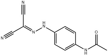 N-(4-((Dicyanomethylene)hydrazino)phenyl)acetamide Struktur