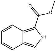 2H-イソインドール-1-カルボン酸メチルエステル 化学構造式