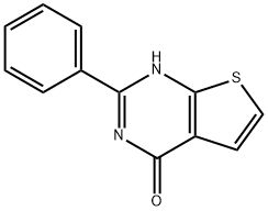 4-羟基-2-苯基噻吩[2,3-D]嘧啶,56843-76-6,结构式