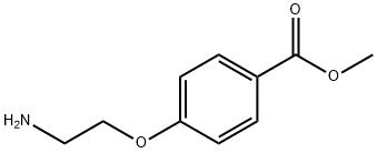 4-(2-氨基乙氧基)苯甲酸甲酯, 56850-93-2, 结构式