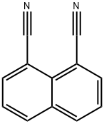 1,8-Dicyanonaphthalene 化学構造式