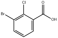 3-BROMO-2-CHLOROBENZOIC ACID Struktur