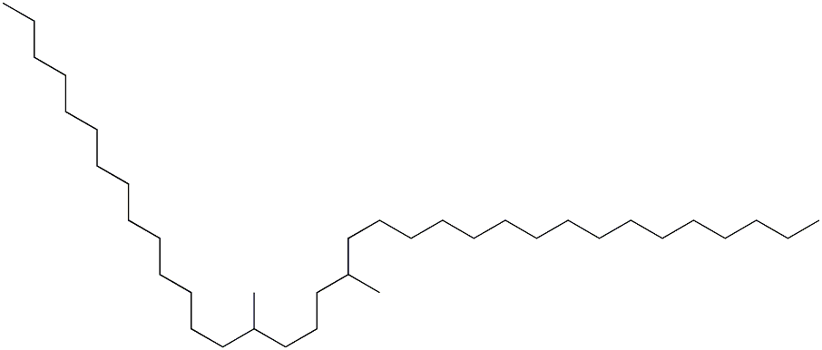 15,19-Dimethylpentatriacontane Structure