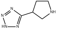 5-(3-吡咯烷基)-1H-四氮唑 结构式