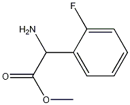 methyl 2-amino-2-(2-fluorophenyl)acetate Structure
