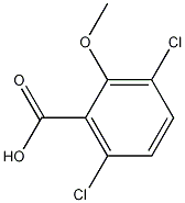 Benzoic acid, 3,6-dichloro-2-methoxy-,58051-22-2,结构式