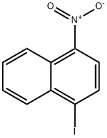 1-碘-4-硝基萘 结构式