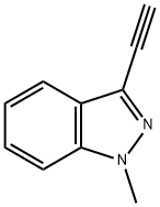 3-乙炔基-1-甲基吲唑, 58536-59-7, 结构式