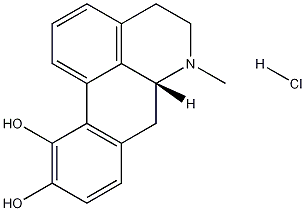 6Abeta-aporphine-10,11-diol, hydrochloride (8ci) 结构式
