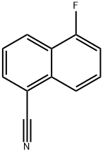 5-氟-1-萘甲腈, 59080-27-2, 结构式