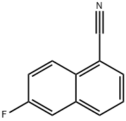 6-Fluoronaphthalene-1-carbonitrile Struktur