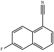 6-фторонафталин-1-карбонитрил структура
