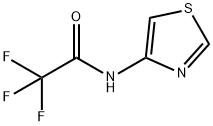 2,2,2-Trifluoro-N-4-thiazolyl-acetamide 化学構造式