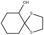 1,4-Dithiaspiro[4.5]decan-6-ol 结构式