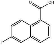 6-Iodonaphthalene-1-carboxylic acid,59866-96-5,结构式