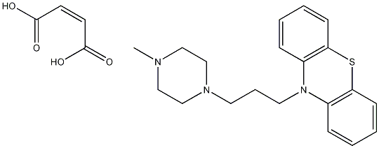 马来酸培拉嗪,6002-77-3,结构式