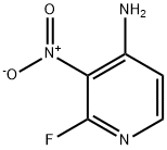 4-Amino-2-fluoro-3-nitropyridine, 90% 化学構造式