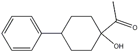 1-アセチル-4-フェニルシクロヘキサノール 化学構造式