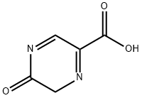 5,6-Dihydro-5-oxo-2-pyrazinecarboxylic acid Structure