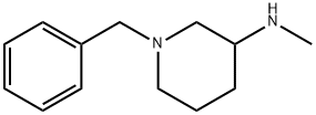1-苄基-3-甲基氨基哌啶,60717-45-5,结构式