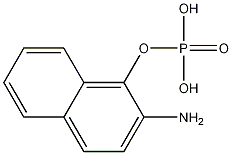 2-Amino-1-hydroxynaphthalene hydrogen phosphate 结构式