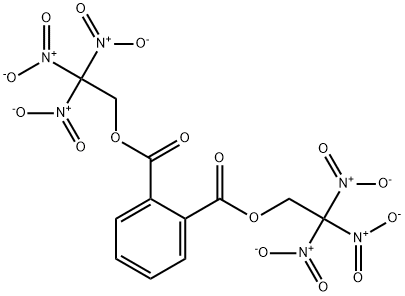 Bis(2,2,2-trinitroethyl)-phtalate Struktur
