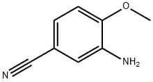 3-amino-4-methoxybenzonitrile Struktur