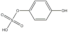 1,4-Benzenediol, sulfate 结构式