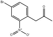 1-(4-溴-2-硝基苯基)丙-2-酮,6127-15-7,结构式