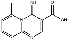 4-Imino-6-methyl-4H-pyrido[1,2-a]pyrimidine-3-carboxylic acid Struktur