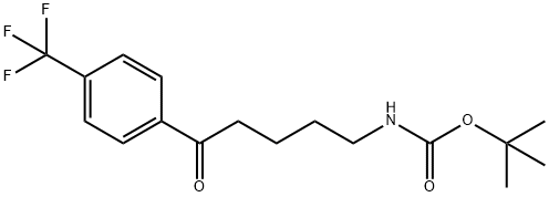 616226-82-5 Carbamic acid, [5-oxo-5-[4-(trifluoromethyl)phenyl]pentyl]-, 1,1-dimethylethyl ester