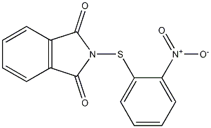 2-(2-nitrophenylthio)isoindoline-1,3-dione Struktur