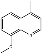 8-甲氧基-4-甲基喹啉 结构式