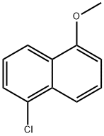 1-Chloro-5-methoxynaphthalene 化学構造式