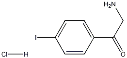 2-amino-1-(4-iodophenyl)ethanone hydrochloride Structure
