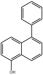 1-Hydroxy-5-phenylnaphthalene 化学構造式