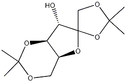 1,2:4,6-Di-O-isopropylidene-L-sorbofuranose 结构式