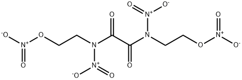 N,N'-Bis(2-hydroxyethyl)-N,N'-dinitro-oxamide dinitrate 结构式