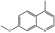 7-甲氧基-4-甲基喹啉, 6238-12-6, 结构式