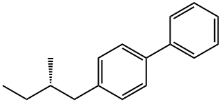 4-[(2S)-2-Methylbutyl]-1,1'-biphenyl Struktur