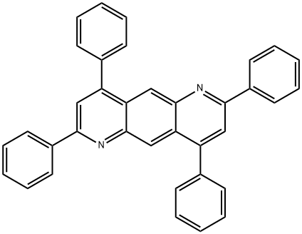 2,4,7,9-四苯基吡啶并[2,3-G]喹啉,629656-34-4,结构式
