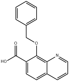 8-(benzyloxy)quinoline-7-carboxylic acid Structure