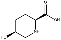 (2S,5S)-5-羟基哌啶-2-甲酸 结构式