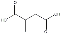 Pyrotartaric acid Structure