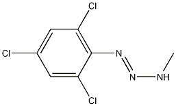 TRIAZENE,3-METHYL-1-(2,4,6-TRICHLOROPHENYL)- 化学構造式