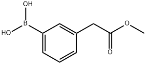 3-(2-Methoxy-2-oxoethyl)phenylboronic acid Structure