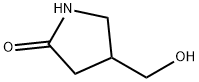 4-(ヒドロキシメチル)ピロリジン-2-オン 化学構造式