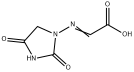 2-[(2,4-Dioxo-1-imidazolidinyl)imino]acetic Acid,64748-89-6,结构式