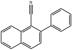 2-Phenylnaphthalene-1-carbonitrile Struktur